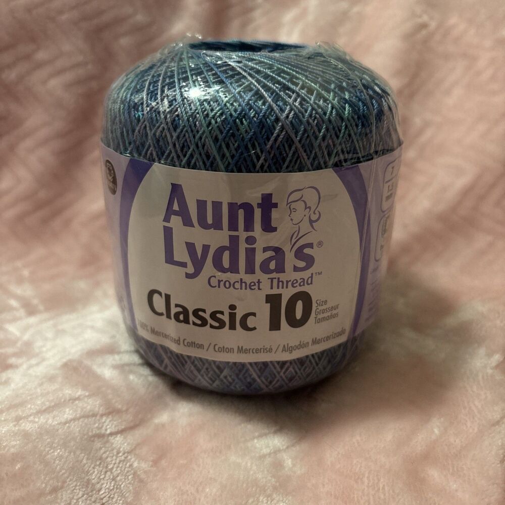 Aunt Lydia's ~ (0995-Ocean) - Crochet Thread - Classic Size 10 - 300 yd